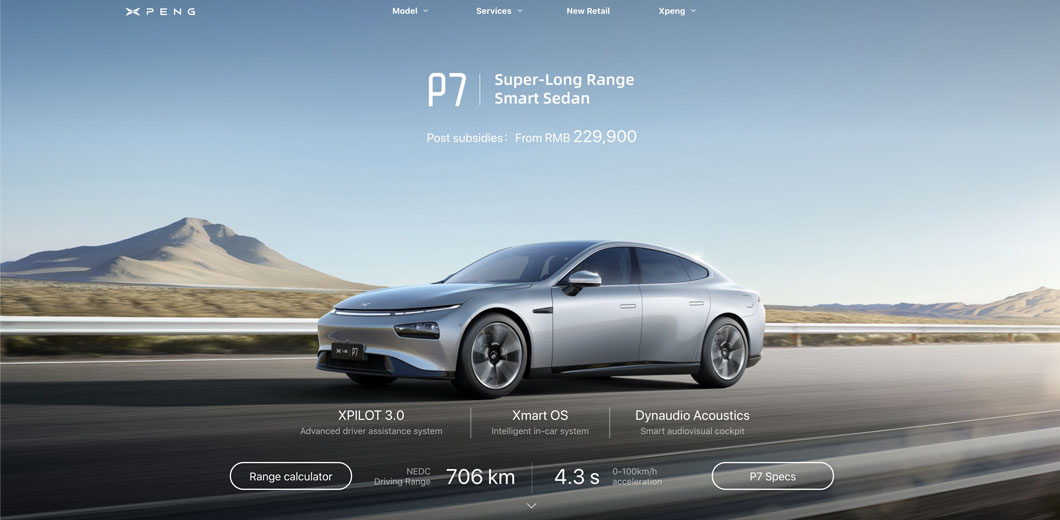 Startup chinesa é acusada de copiar carros e site da Tesla