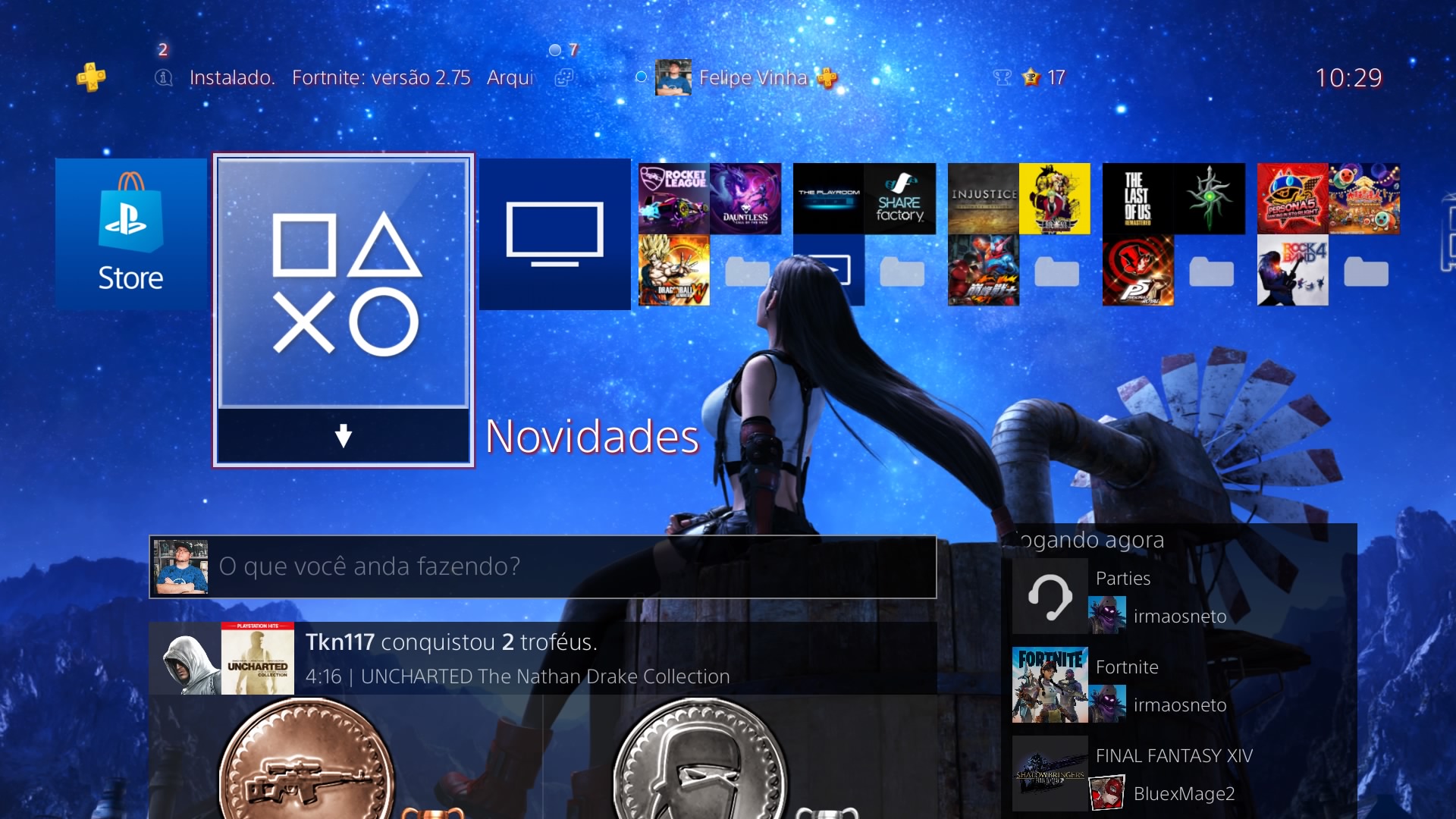 Como tirar a música do sistema do PS4 