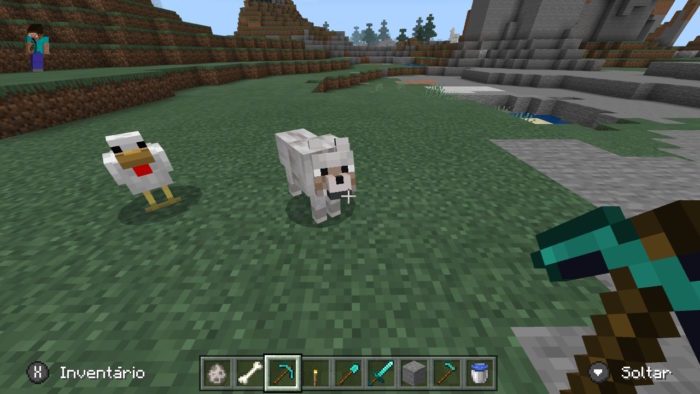 Como domesticar um lobo no Minecraft / Felipe Vinha / Reprodução