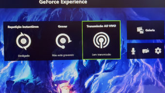 Como transmitir jogos no GeForce Experience
