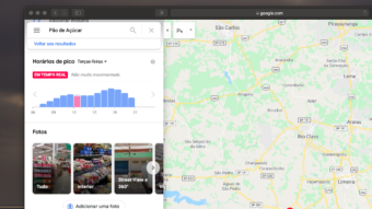 Como planejar ida ao mercado fora do horário de pico no Google Maps