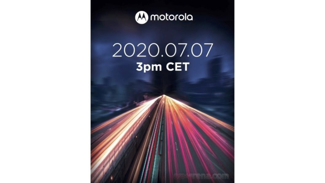 Convite de lançamento do Motorola Edge Lite (Foto: Reprodução/GSMArena)