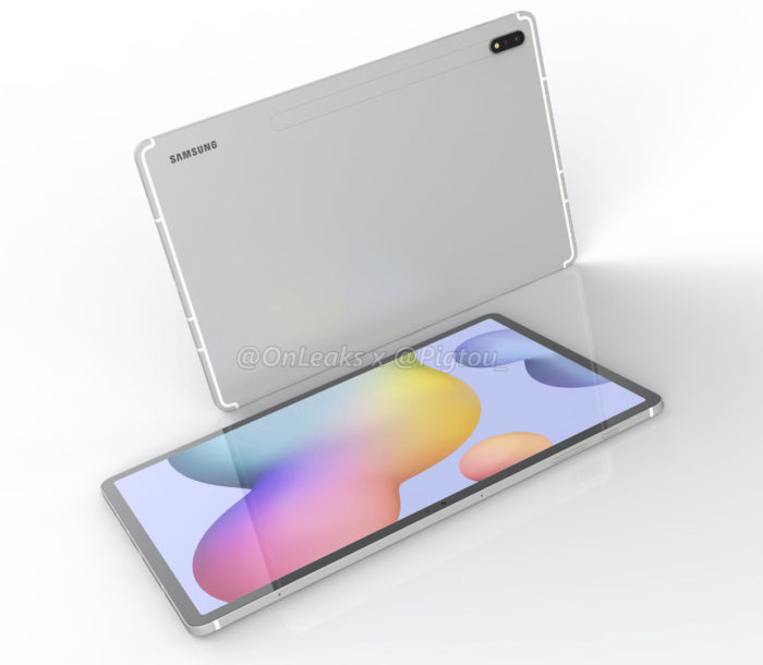 Samsung Galaxy Tab S7+ (Foto: Reprodução/OnLeaks/Pigtou)