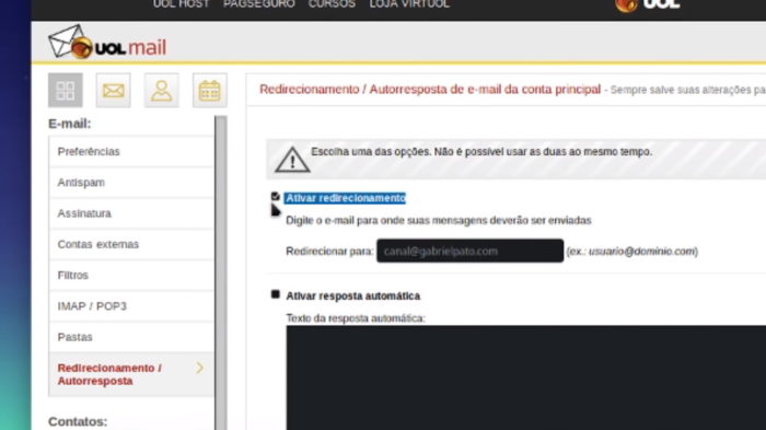 UOL FORA DO AR? Usuários apontam instabilidade no acesso aos emails