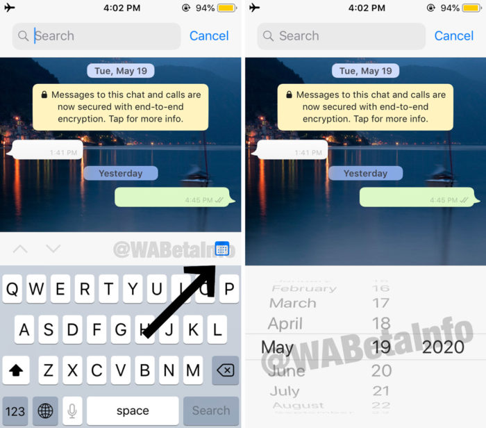 WhatsApp testa busca de mensagens por data – Tecnoblog