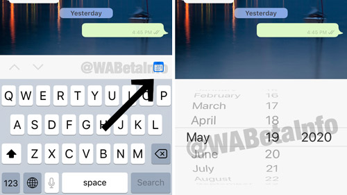 WhatsApp testa busca de mensagens por data
