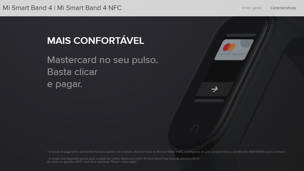 Xiaomi Mi Smart Band 4 NFC