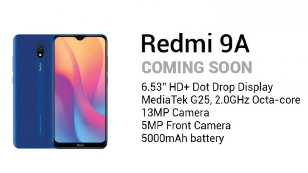 Detalhes do Xiaomi Redmi 9A (Foto: Reprodução/GSMArena)
