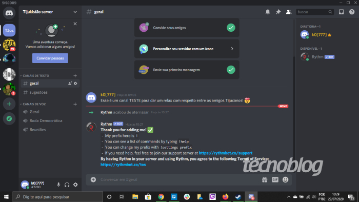 6 bots de música para usar no Discord – Tecnoblog