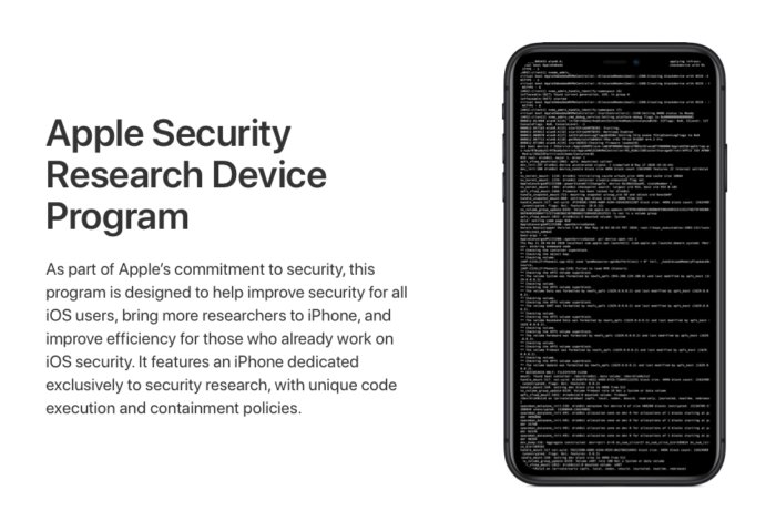 Apple Security Research Device Program (Foto: Reprodução/Tecnoblog)