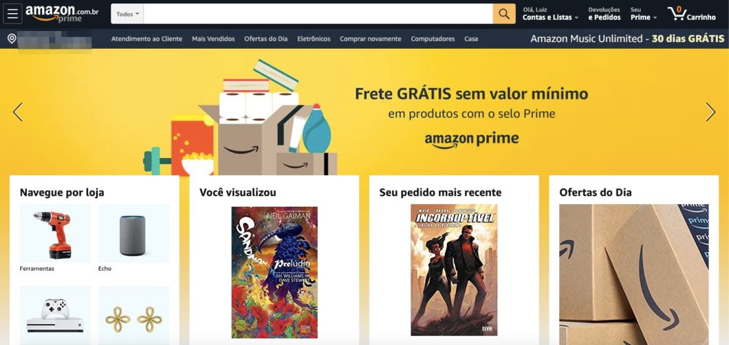 Como cancelar uma compra na Amazon / Felipe Vinha / Reprodução