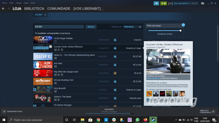 como jogar cs:go online / Leandro Kovacs / Foto