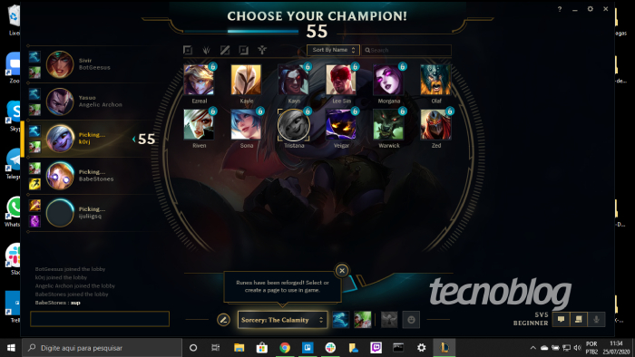 O que seu computador precisa para rodar LOL? (League of Legends