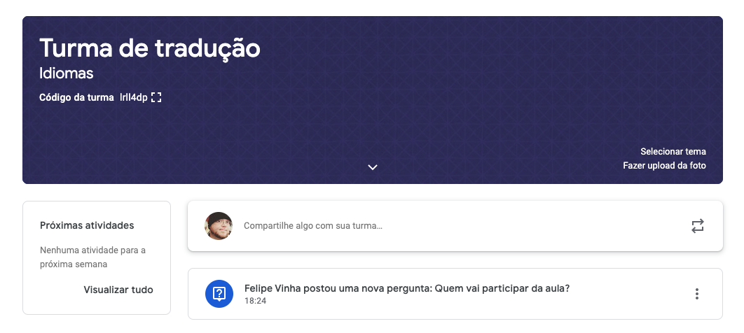 Google Sala de Aula para Alunos: Como usar a agenda do Google