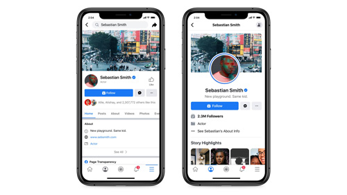 Facebook testa novo layout de páginas em aplicativo sem botão Curtir