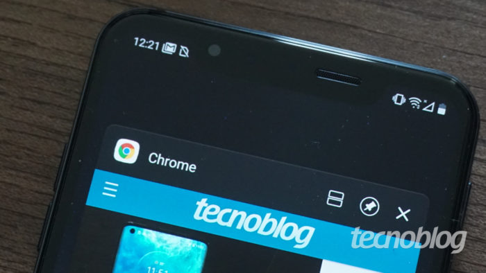 Google Chrome para Android (Imagem: Tecnoblog)
