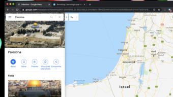 Google Maps é acusado de excluir Palestina, mas não é bem assim