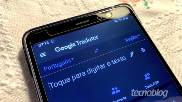 Google Tradutor ganha modo escuro no Android (Foto: Bruno Gall De Blasi/Tecnoblog)