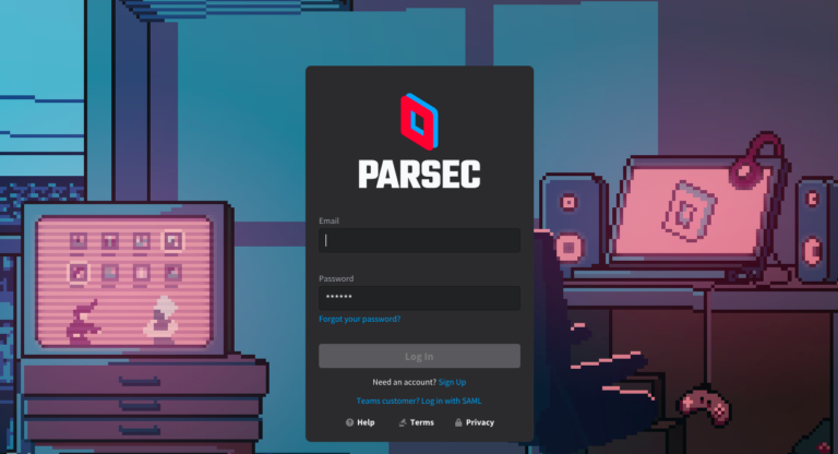 parsec app to play music