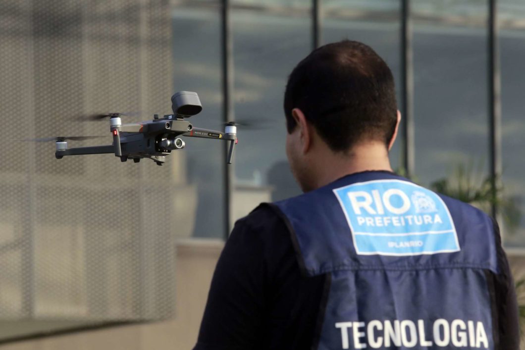 prefeitura rio de janeiro drone mavic 2 enterprise com falante