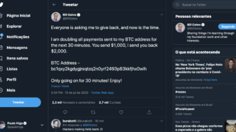 Twitter hackeado: contas famosas publicam fraude com bitcoins