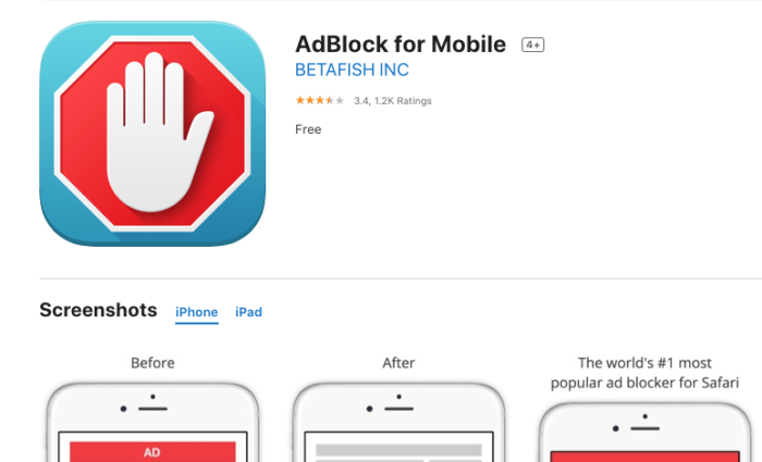 AdBlock para iOS