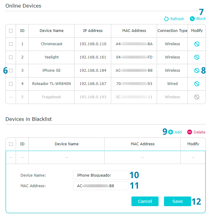 Como bloquear endereços IP específicos em roteadores Huawei