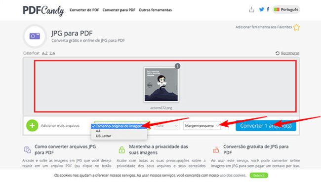 Como transformar uma foto em PDF