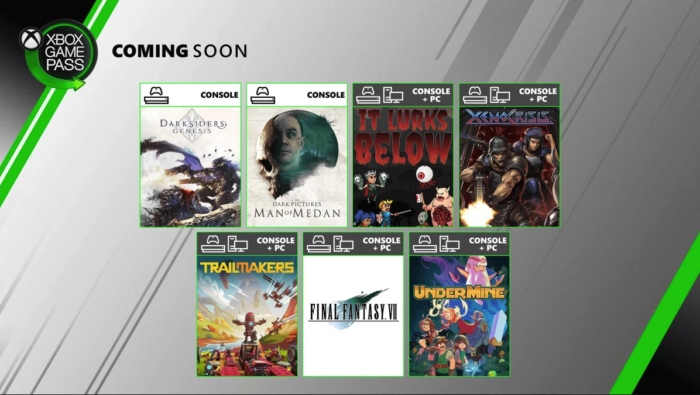 Game Pass de agosto recebe Final Fantasy VII e mais jogos no catálogo