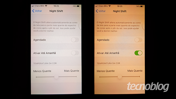 True Tone ou Night Shift; qual a diferença? – Tecnoblog