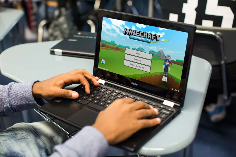 Como Jogar Minecraft no Chromebook do governo!!! #game #chromebook #fy