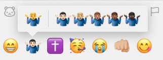 mudar cor emoji no whatsapp
