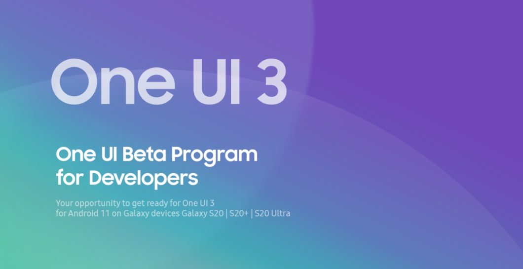 One UI 3.0 - programa beta