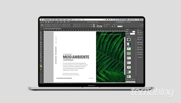 Como criar página mestre InDesign