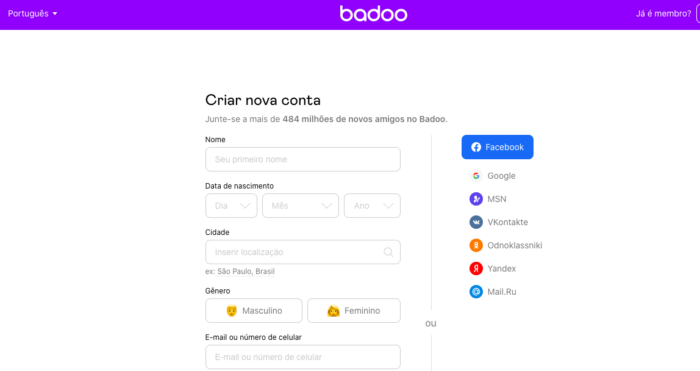 reativar conta badoo / Reprodução / Felipe Vinha