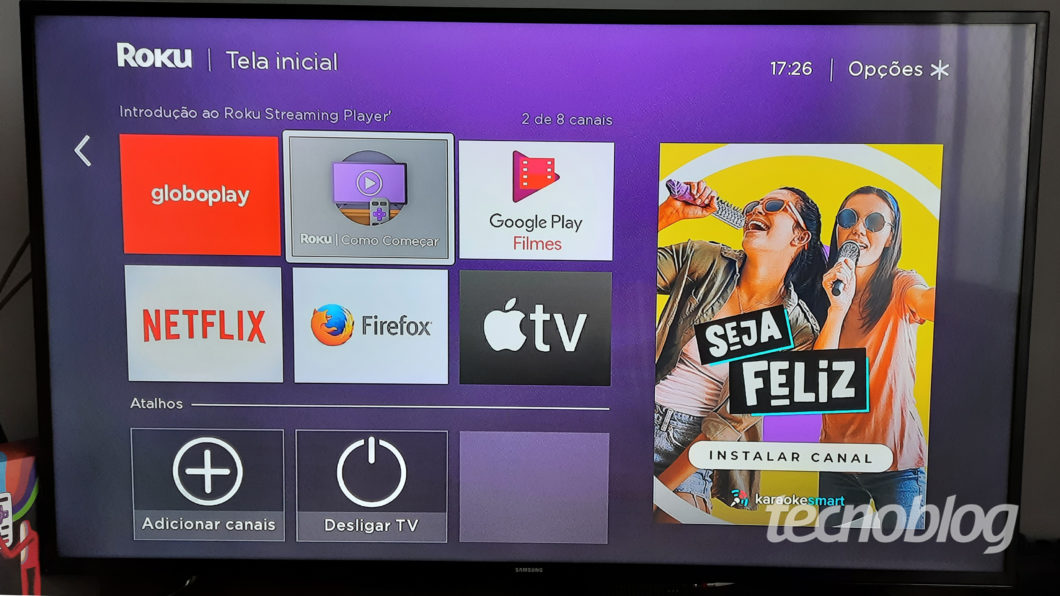 TVs com Roku vão ganhar protetor de tela com fotos do usuário e mais