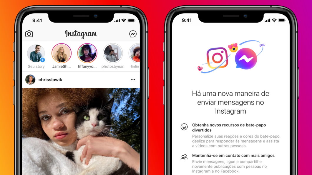 Instagram e Messenger (Imagem: Divulgação)