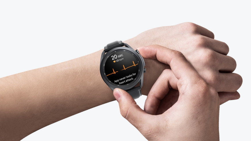 ECG no Galaxy Watch Active 2