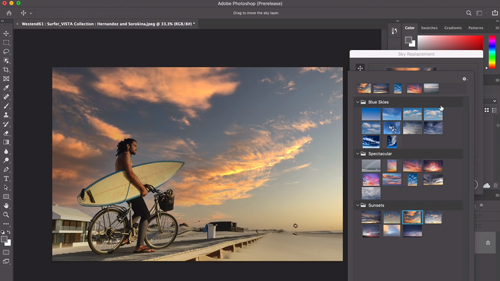 Adobe Photoshop terá recurso de IA que troca o céu nas fotos