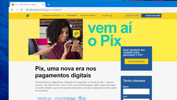 Banco do Brasil e PIX