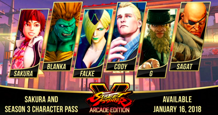 Quais são os personagens de Street Fighter V?