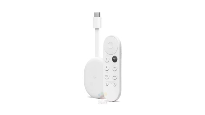Chromecast com Google TV e controle remoto