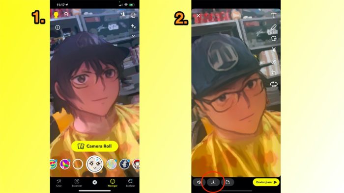 Como usar filtro de anime em fotos [Snapchat & TikTok] / Reprodução / Felipe Vinha