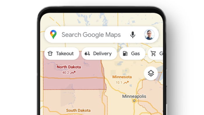 Google Maps indica áreas com mais casos novos de COVID-19