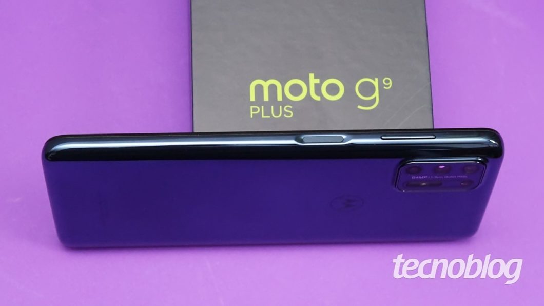 Motorola Moto G9 Plus - leitor de digitais