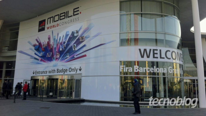 Entrada da MWC, em Barcelona (Foto: André Fogaça/Tecnoblog)