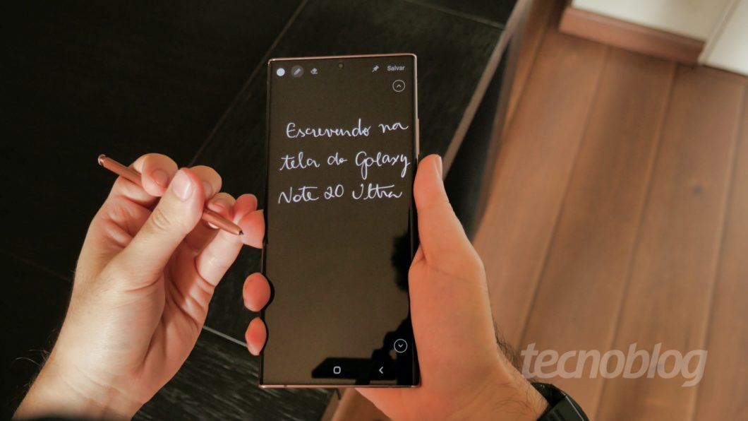 Galaxy Note 20 Ultra (Imagem: Paulo Higa/Tecnoblog)