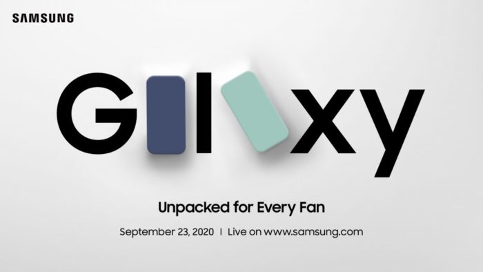 Galaxy S20 Fan Edition: Samsung fará evento em 23 de setembro