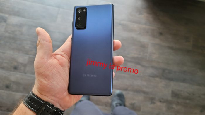 Possível Samsung Galaxy S20 Fan Edition (Foto: Reprodução/Jimmy Is Promo)