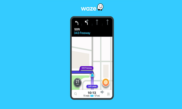 Waze ganha recurso do Google Maps que indica pista correta na estrada